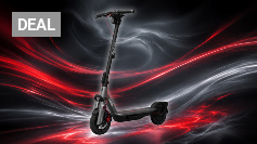 Segway-Ninebot F3 D, E-Scooter mit Straßenzulassung für Erwachsene, 70km Reichweite im Eco-Modus, 120kg Tragfähigkeit, doppelte hydraulische Federung, Smart Display, Schwarz Amazon Angebot