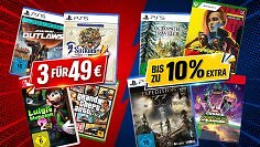 PS5- &amp; Switch-2-Spiele jetzt noch günstiger: Amazon mit Extra-Rabatt, MediaMarkt 3 für 49 €