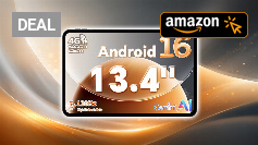 TECLAST Tablet 13.4 Zoll 120Hz Display, Android 16 Gaming Tablets T65, 4G LTE Dual SIM, 26GB RAM+128GB ROM(4TB TF), Widevine L1/13MP/GPS, Gemini AI Tablets mit USBC Anschluss für Streaming, Filme Amazon Angebot
