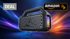 soundcore by Anker, Boom 2 Outdoor-Lautsprecher, 80W, Subwoofer, BassUp 2.0, 24h Akku, IPX7 Wasserdicht &amp; Schwimmt, LED-Licht, USB-C, EQ, BT 5.3, Mobiler Bluetooth-Speaker, Camping, Strand, Garten Amazon Angebot