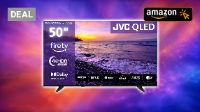 JVC LT-50VRQ3555 Fernseher 50 Zoll Fire TV 4K QLED Smart TV mit Dolby Vision HDR, Dolby Atmos, Alexa Sprachsteuerung, Apple AirPlay und Triple Tuner, UHD Fernseher (2026) Amazon Angebot