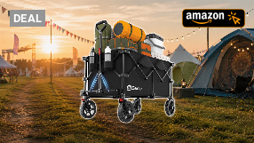 Sekey XXL Plus Bollerwagen Faltbar 200L 200KG Tragkraft, Faltbarer Bollerwagen Geländetauglich mit Bremsen, Handwagen Patentiert Klappbar aus Vier Richtungen, XXL-PlusG 4010, Tiefschwarz Amazon Angebot