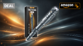 BIIB Geschenke für Männer, Multitool Pen mit LED Gadgets, Geburtstagsgeschenk für Männer, Feuerwehr Geschenke, Männergeschenke Geburtstagsgeschenk Papa Geschenk Vatertag für Camping Amazon Angebot