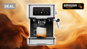 Chefman CraftBrew 15-Bar-Siebträgermaschine, 1,5L-Wassertank, Dampfstab | digitaler Touchscreen, Latte &amp; Cappuccino, kompakt, abnehmbar, Edelstahl Amazon Angebot