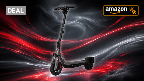 Segway-Ninebot F3 D, E-Scooter mit Straßenzulassung für Erwachsene, 70km Reichweite im Eco-Modus, 120kg Tragfähigkeit, doppelte hydraulische Federung, Smart Display, Schwarz Amazon Angebot