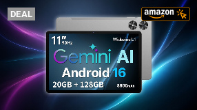 Tablet 11 Zoll mit Hülle, Android 16 System mit Gemini AI, 20GB RAM + 128GB ROM (erweiterbar auf 1TB), 90Hz Display, Unisoc T7250 Octa Core, 13MP + 8MP Kamera, Face ID, Widevine L1, 8800mAh, GPS Amazon Angebot