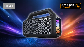 soundcore by Anker, Boom 2 Outdoor-Lautsprecher, 80W, Subwoofer, BassUp 2.0, 24h Akku, IPX7 Wasserdicht &amp; Schwimmt, LED-Licht, USB-C, EQ, BT 5.3, Mobiler Bluetooth-Speaker, Camping, Strand, Garten Amazon Angebot