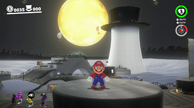 Grafisch ist Super Mario Odyssey keine Wucht, der Stil ist aber sehr gut gelungen. Sei es im Tim Burton-esken Hutland ...