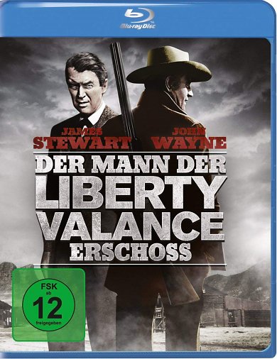 Blu-ray-Cover zu "Der Mann der Liberty Valance erschoss" (1962)