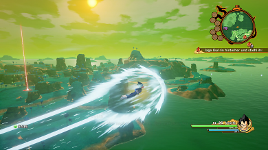 Namek, der Heimatplanet von Piccolo und Gott, ist während des Freezer-Arcs als offene Welt verfügbar und frischt den Spielverlauf angenehm auf.&nbsp;