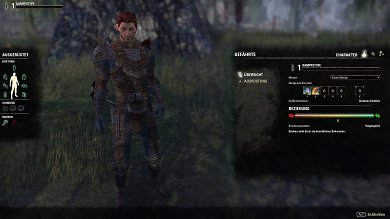 TESO: Gefährten in Blackwood - Das Menü des Gefährten begrüßt euch mit dieser Übersichtsseite.