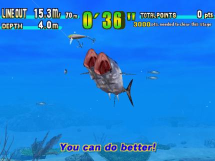 Zwei Fische beim Synchronbei&szlig;en.
