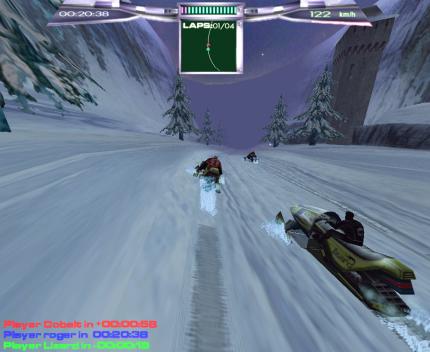 Snow Storm - Rundkurse auf Schneemobilen