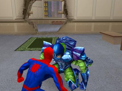 Wenn Spiderman einmal nicht durch die L&uuml;fte schwebt, k&auml;mpft er gegen seine zahlreichen Gegner.