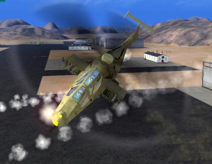 Detailgetreu: Die Grafik-Engine stellt sogar die einzelnen Hydra-Raketen in ihren Rundbehältern dar.
