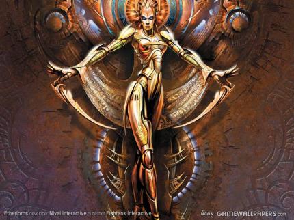 Etherlords - dieses Artwork zum Strategical könnte Ihr Desktop-Hintergrund sein.