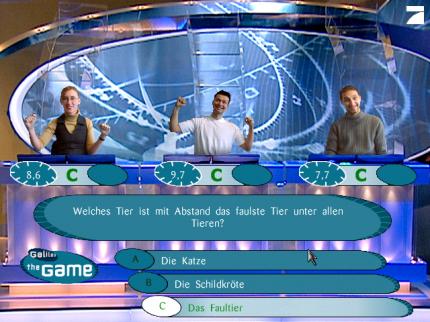 Uns gefällt das Gesicht rechts am besten.