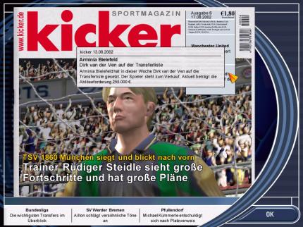 Die Spielzeitung liefert aufschlussreiche Interviews, Wechselgerüchte und Analysen.