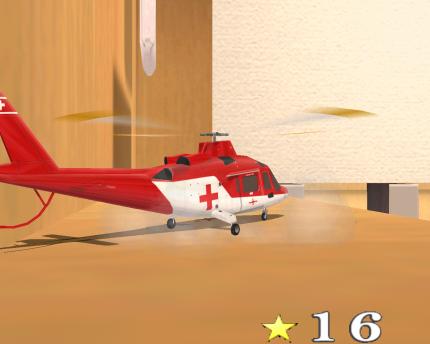 Auch ein Rettungshubschrauber steht Hobbypiloten zur Verfügung. 