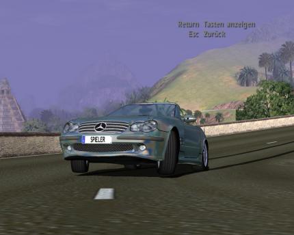 Luxuriös: Der SL 55 zählt zu den exklusivsten Autos in World Racing.