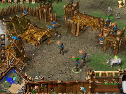 Schaffe, schaffe: Durch die nicht gerade überwältigende Gebäudevielfalt bleiben Stützpunkte in Knightshift überschaubar.