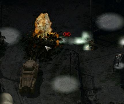 Nur der Pionier kann mit seiner Bazooka Panzerwagen zu Altmetall verarbeiten.
