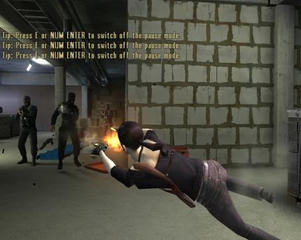 Auch Mona kann die Zeit anhalten  ohne Bullet Time wäre Max Payne 2 knüppelschwer.