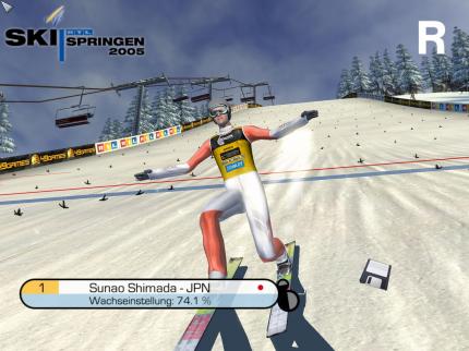 So spielt sich RTL Skispringen 2005