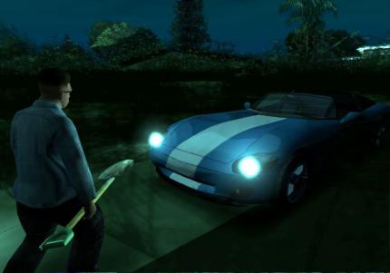 Cruisn': Abseits der Story-Missionen geht die Erzählung in GTA: San Andreas weiter: vielen Orten im Spiel sind eigene Themen zugeordnet.
