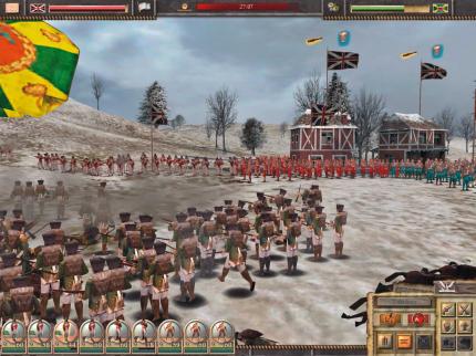 Ob im Spiel gerade Sommer oder Winter ist, spielt f&uuml;r die Optik der Karten keine Rolle. Es gibt nur ein Schlachtfeld pro Territorium. 