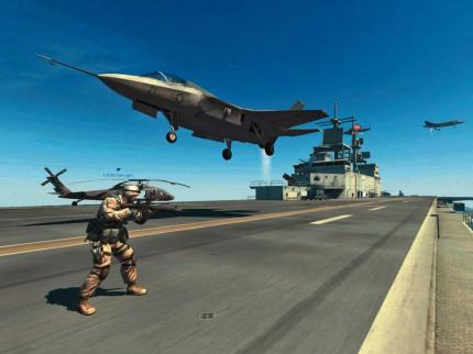 Der F-35 Joint Strike Fighter ist der einzige Senkrechtstarter in Battlefield 2.