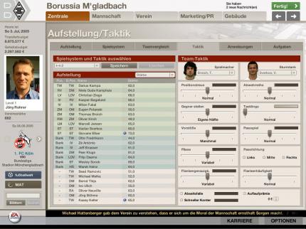 Fußballmanager 2006: Demo