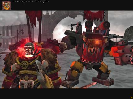 D&auml;monenanbeter und Orks bek&auml;mpfen die Menschen und Eldar ... und nat&uuml;rlich sich gegenseitig. 