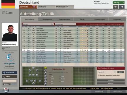 FM-Spieler wissen mehr: Bei der Fu&szlig;ball-Weltmeisterschaft 2006 wird Oliver Kahn das Tor h&uuml;ten und Jens Lehmann auf der Bank Platz nehmen.