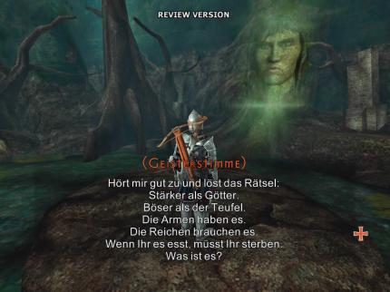 F&uuml;r einen Hack-&-Slay-Titel gibts in Knights of the Temple 2 verh&auml;ltnism&auml;&szlig;ig viele R&auml;tsel. Wirklich schwierig sind diese aber nicht.