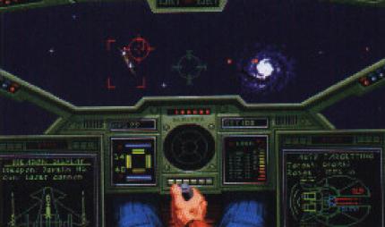 Armaturenbrett: Das Cockpit in Wing Commander 1 schränkte die Sicht noch etwas ein.