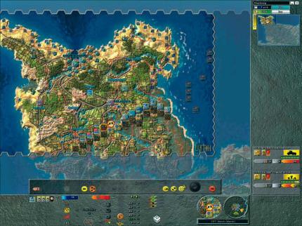 Spielerisch und optisch erinnert der Titel an ein Brettspiel.