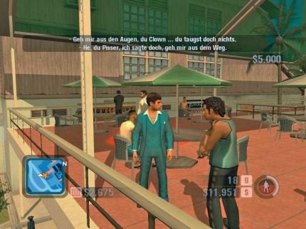 Der Umgangston in Scarface ist ein grober. Um Sie nicht zu erschrecken, haben wir ein harmloses Beispiel gewählt. 