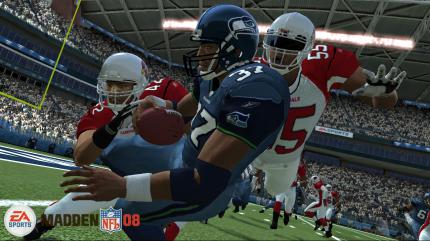 NBA Live 08, Tiger Woods PGA Tour 08, Madden NFL 08 und NHL 08