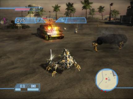 Gegenteil - Glänzt der Film noch mit herausragenden Special-Effects, lässt das Spiel grafisch zu wünschen übrig.