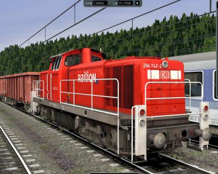 Demo zum Rail Simulator abgefahren
