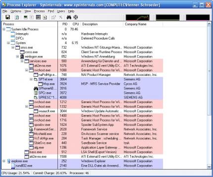 Process Explorer (Bild: PCGH)