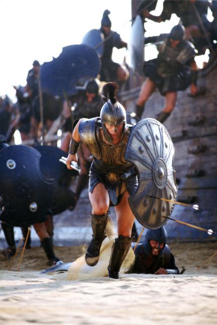 Ultimativer Kämpfer in Action: Brad Pitt als Achilles 