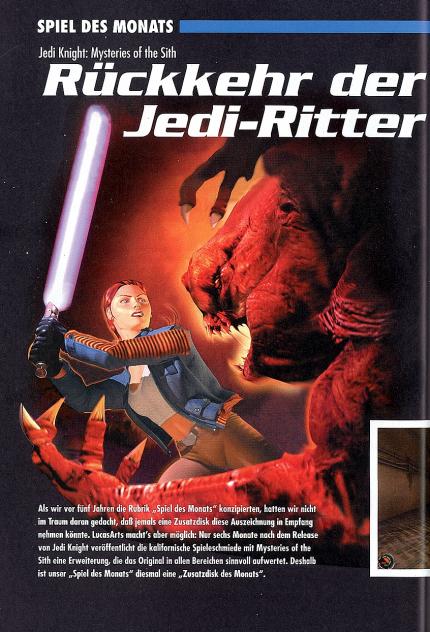Jedi Knight: Mysteries of the Sith im Klassik-Test