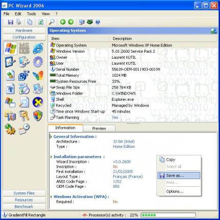 Der PC Wizard liefert einen Komplettüberblick über Ihre Hard- und Software (Bild: cpuid.com)