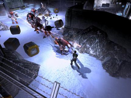 In Shadowgrounds Survivor kämpfen Sie gegen eine Übermacht fieser Aliens.