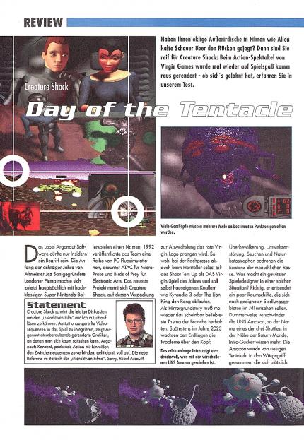 Creature Shock im Klassik-Test