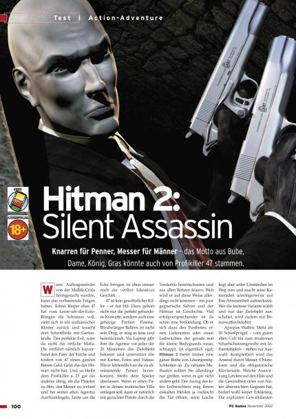 Hitman 2: Silent Assassin im Klassik-Test