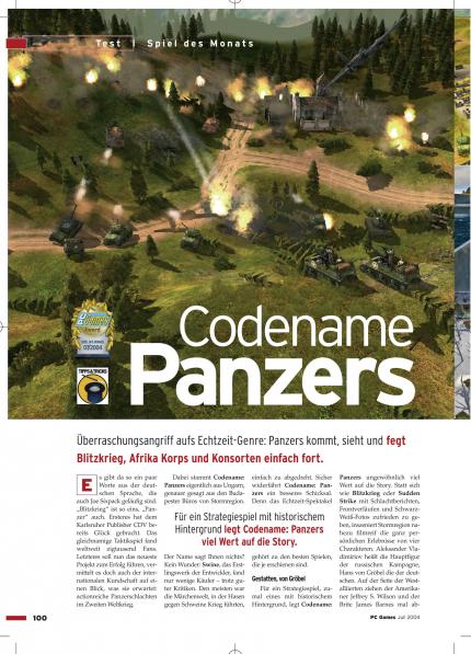 Codename: Panzers - Phase One im Klassik-Test