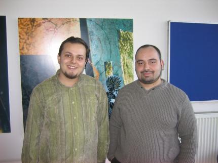 Boian Spasov und Boyan Ivanov, Haemimont Games. Fragen Sie uns nicht, wer wer ist.
